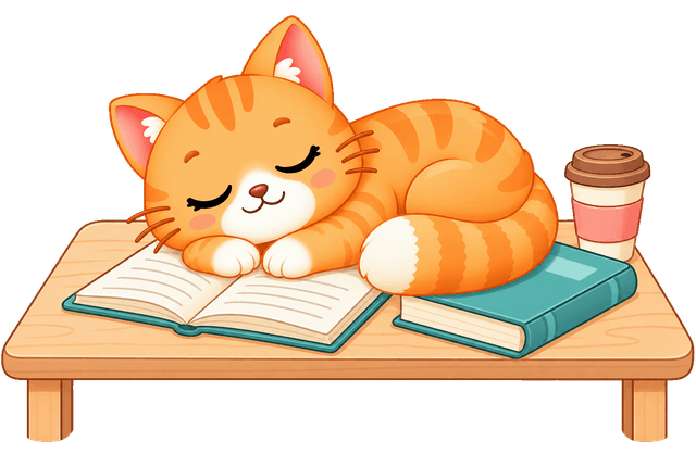 Mari Mascot Mèo Ngủ Thảnh Thơi